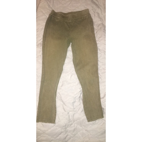 Umgee Olive jeggings - Picture 2 of 3